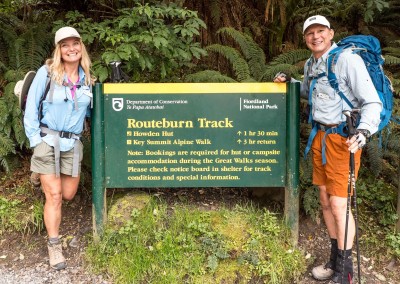 Entrance to Routeburn Track