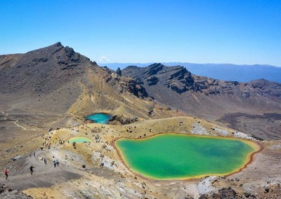 Emerald Lake on Mount Tongariro